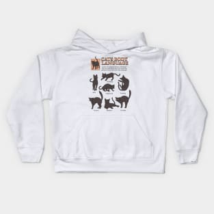 Cats Body Language Kids Hoodie